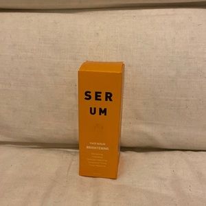 Way of will face brightening serum.